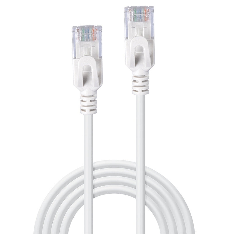 Lindy 1m CAT6A Ultra Slim Grey Network Cable | High-Speed Ethernet Lindy