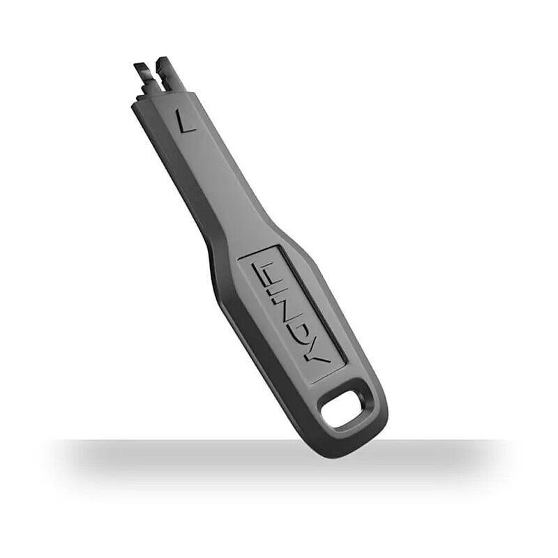 Lindy RJ45 Port Blocker Key - Secure Ethernet Ports Lindy