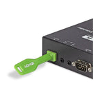 Lindy SFP Port Blocker Green (10-Pack + Key) Lindy