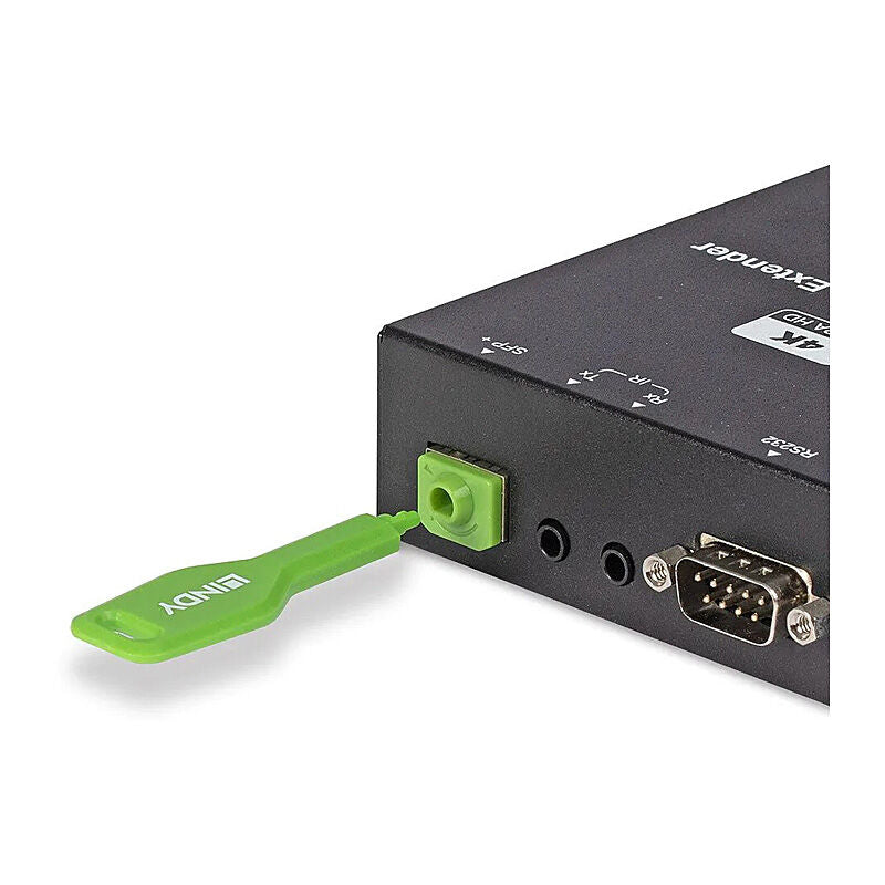 Lindy SFP Port Blocker Green (10-Pack + Key) Lindy