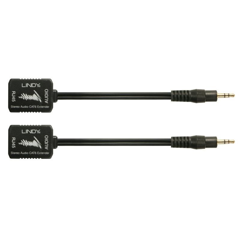 Stereo Audio Extender over CAT5e - Up to 100m Lindy
