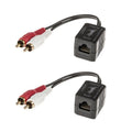Stereo Audio Balun Extender - CAT5e/6 Up To 100m Lindy