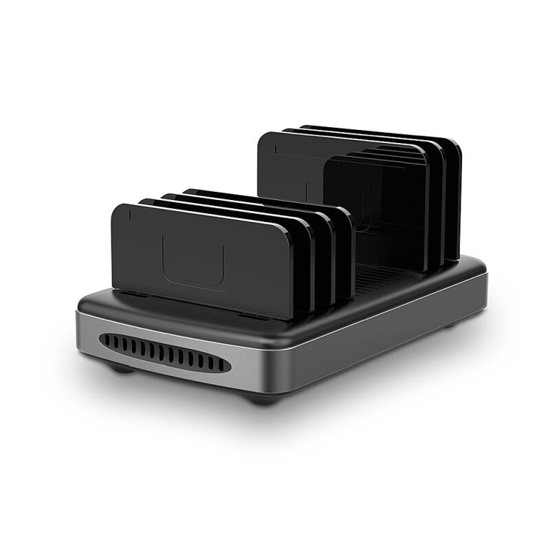160W 6-Port USB Fast Charging Station for Multiple Devices Lindy