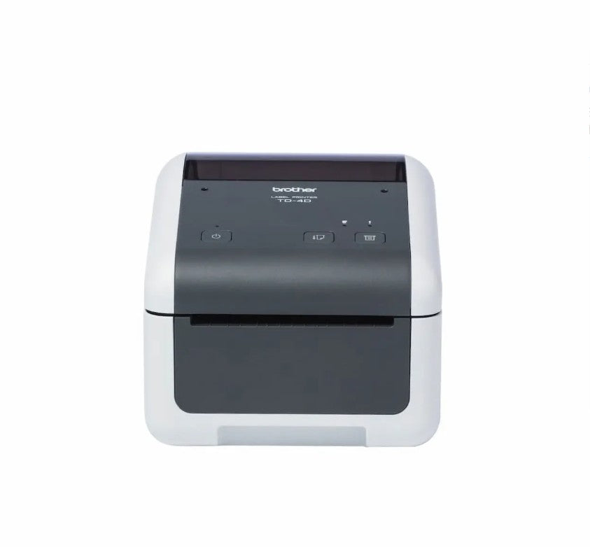Brother DIRECT THERMAL BARCODE AND LABEL PRINTER, 203dpi WITH LABEL PEELER, USB AND NETWORK INTERFAC - TD-4420DNP