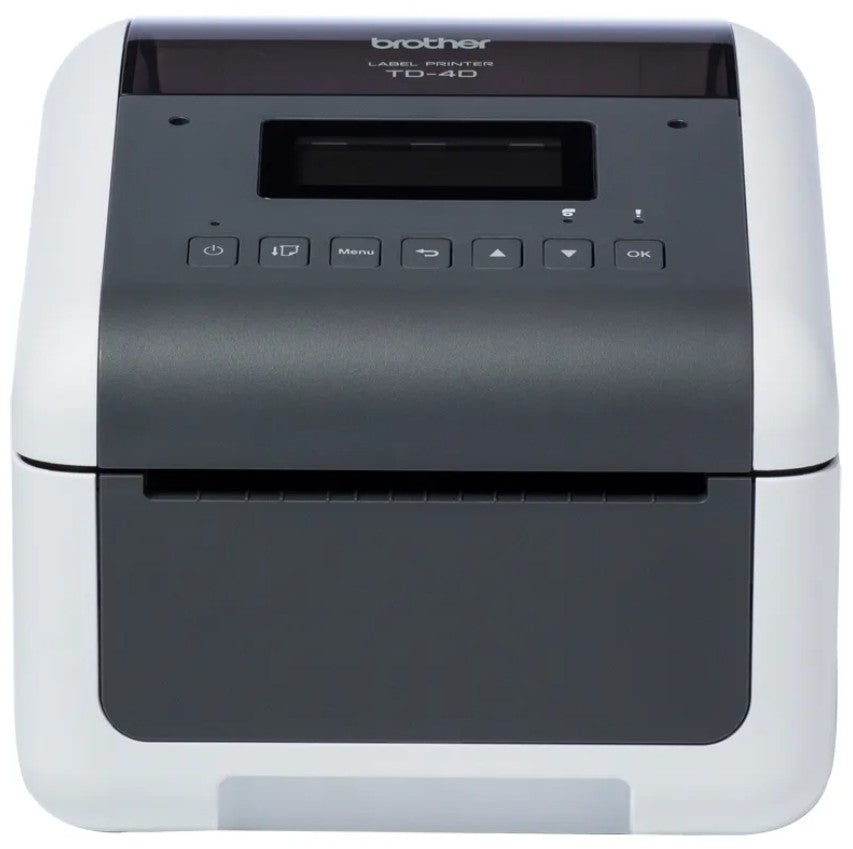 Brother DIRECT THERMAL BARCODE AND LABEL PRINTER, 300dpi WITH LABEL CUTTER, USB, WIFI, BLUETOOTH AND - TD-4550DNWBC