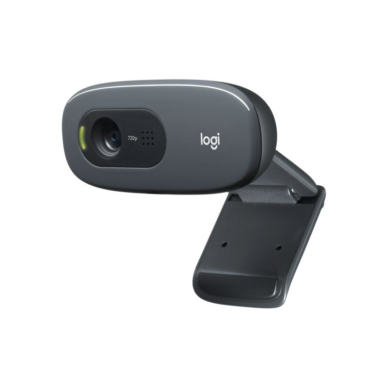 Logitech C270 HD Webcam - Sharp 720p Video & Noise-Reducing Mic Logitech