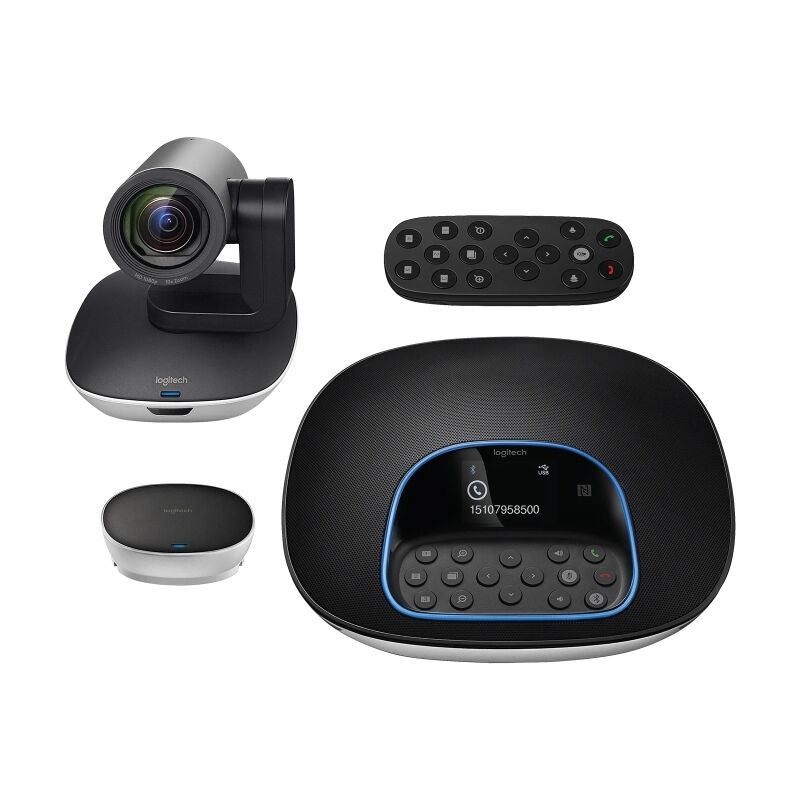 Easy Video Conferencing System for Mid-Large Rooms - Plug & Play Logitech