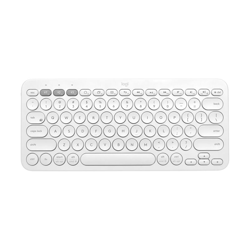 Logitech K380 White Multi-Device Wireless Bluetooth Keyboard Logitech
