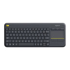 Logitech K400 Plus Wireless Touch Keyboard - Black Logitech