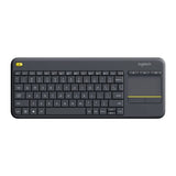 Logitech K400 Plus Wireless Touch Keyboard - Black