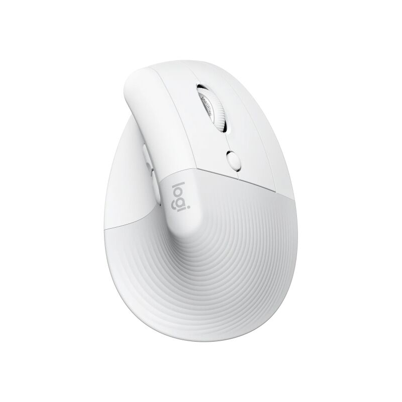 Logitech Lift Vertical Ergonomic Mouse - Off-White Logitech