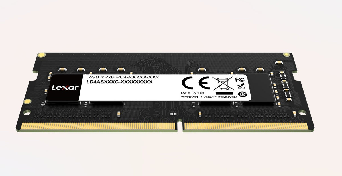 Lexar LD4AS016G-H2666G 16GB, DDR4 2666 SO-DIMMM Laptop Memory 1.2V CL19 - Bulk
