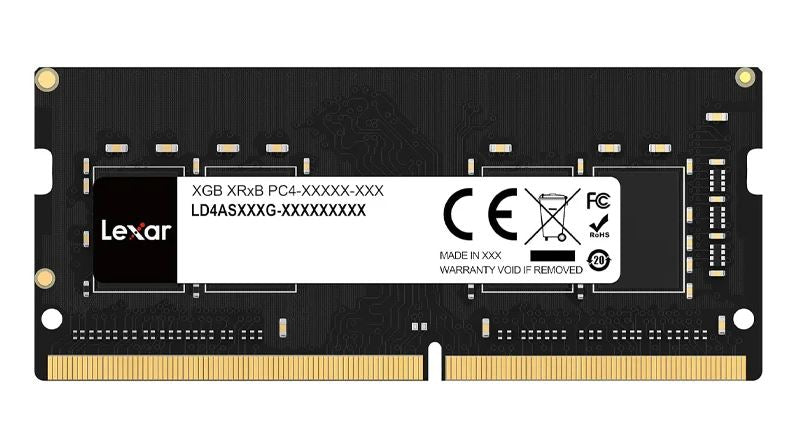 Lexar LD4AS008G-B3200GSST 8GB, DDR4 3200 SODIMM Laptop Memory, CL22 - Blister