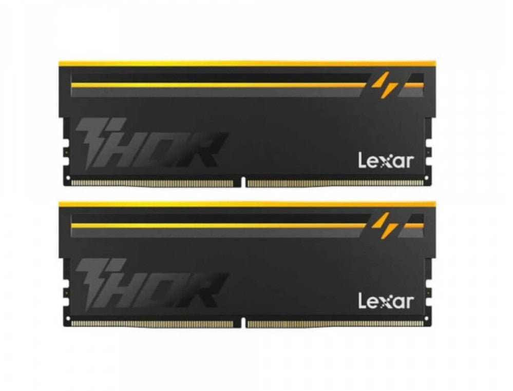 Lexar LD5U16G60C36BV-RGD DDR5 UDIMM 32GB Kit (2 x 16GB) 6000 MT/s 1.4V CL36 THOR G2 OC RGB BLACK INTEL XMP 3.0