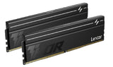Lexar LD5U08G60C380V-RGD DDR5 UDIMM 16GB Kit (2 x 8GB) 6000 MT/s 1.35V CL38 THOR G2 OC HEATSINK BLACK INTEL XM