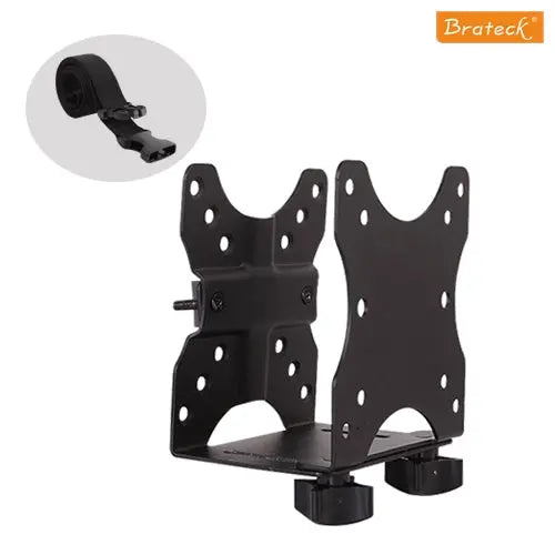 Space-Saving Adjustable Under Desk CPU Mount Brateck