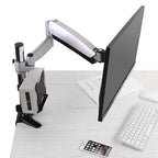 Space-Saving Adjustable Under Desk CPU Mount Brateck
