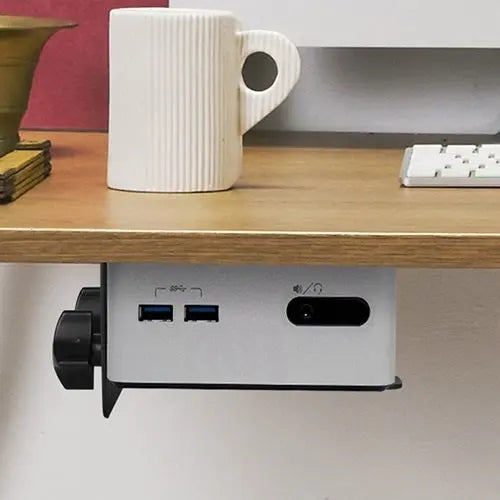 Space-Saving Adjustable Under Desk CPU Mount Brateck