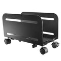 Adjustable Mobile ATX PC Case Stand with Wheels - Improves Airflow
