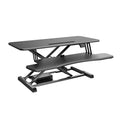 Brateck Electric Sit-Stand Desk Converter | Smooth Height Adjust & Keyboard Tray Brateck