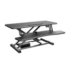 Brateck Electric Sit-Stand Desk Converter | Smooth Height Adjust & Keyboard Tray Brateck