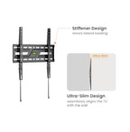 Brateck KL38-44F Slim Fixed TV Wall Mount for 32-75 Inch TVs Brateck