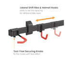 Brateck Heavy-Duty 2-Bike Wall Mount Rack | Adjustable Garage Storage