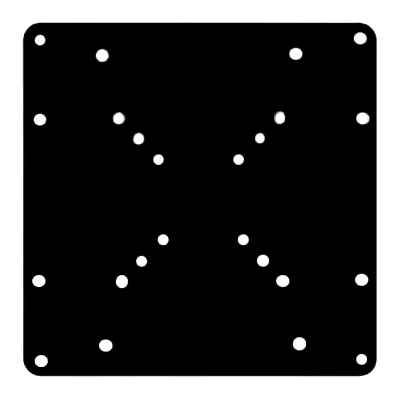 Brateck LCD 200X200 VESA Extension Plate Fit most 23'- 42' LED, LCD, Plasma flat panel TVs , Weight - LCD-201C