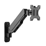 Brateck Single Screen Wall Mounted Gas Spring Monitor Arm,17'-32',Weight Capacity (per screen) 8kg; - LDA30-111