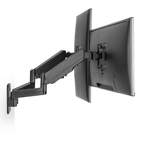 Brateck Dual Monitor Wall Mount Gas Spring Arm for 17-32 Screens Brateck