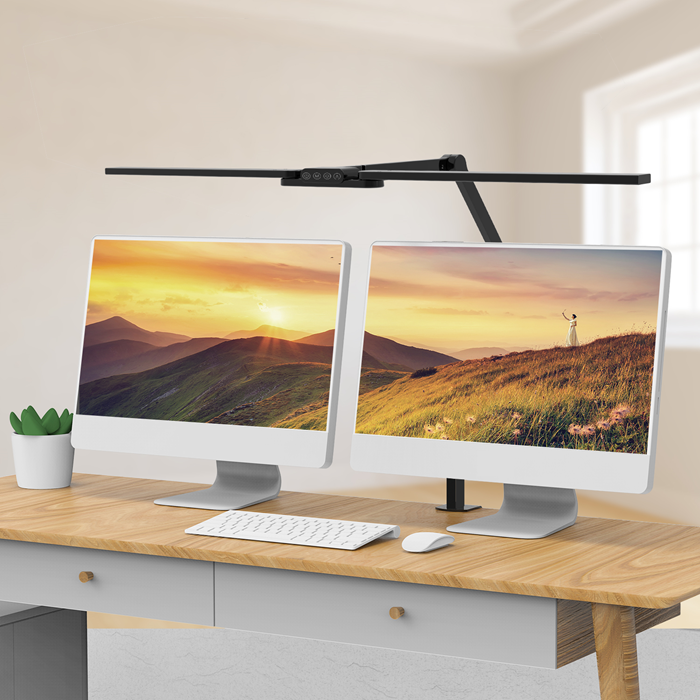 Brateck LDL20-5 Black LED Desk Lamp - Adjustable Light & High CRI Brateck