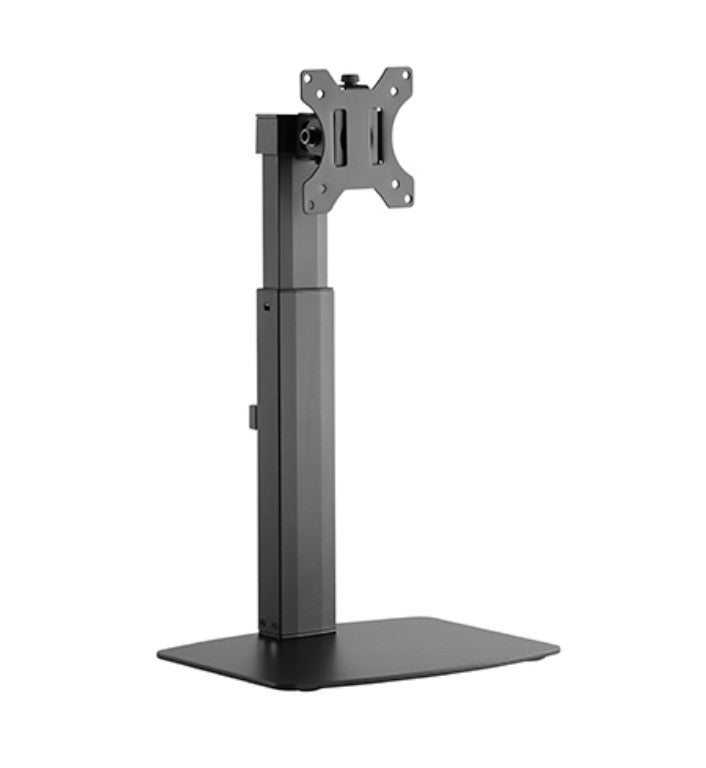Brateck Single Free Standing Screen Pneumatic Vertical Lift Monitor Stand Fit Most 17'-32' Flat and - LDT22-T01