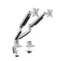 LDT10-C024 Dual Monitor Gas Spring Desk Mount - Ergonomic & Adjustable Brateck