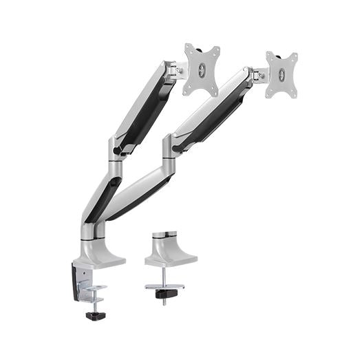 LDT10-C024 Dual Monitor Gas Spring Desk Mount - Ergonomic & Adjustable Brateck