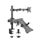 Brateck Adjustable Monitor Arm with Laptop Holder for 13-32 Screens Brateck
