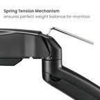 Brateck Dual Monitor Arm | Ergonomic Desk Mount for 17-32 Screens Brateck