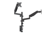 Brateck Dual Gas Spring Monitor Arm | 17-32 Screens | Ergonomic Brateck
