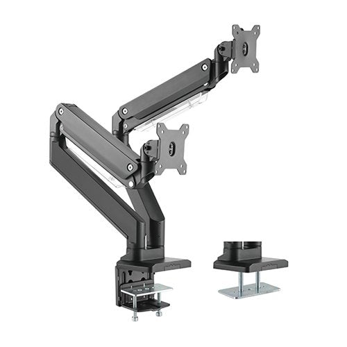 Brateck Heavy-Duty Dual Gas Spring Monitor Arm for 17-35 Screens Brateck