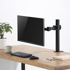 Brateck Single Monitor Arm - Adjustable Desk Mount for 17-32 Screens Brateck