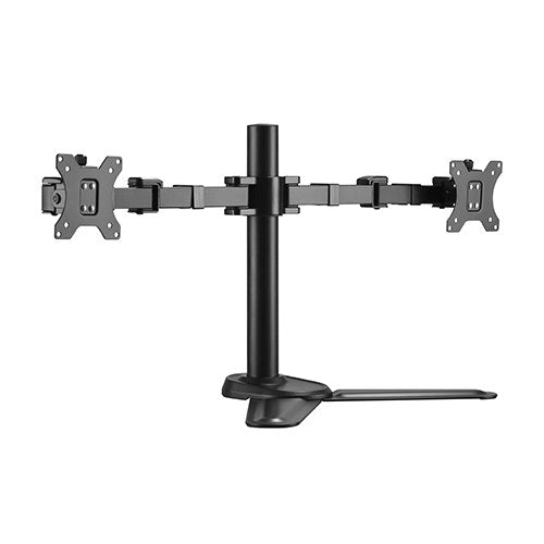 Adjustable Steel Dual Monitor Desk Mount | Ergonomic Arm Brateck