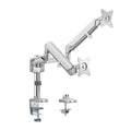Ergonomic Gas Spring Dual Monitor Arm for 17-32 Screens Brateck