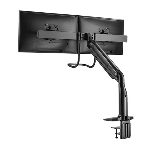 Brateck Dual Monitor Gas Spring Arm - Ergonomic Desk Mount (17-35 Monitors) Brateck