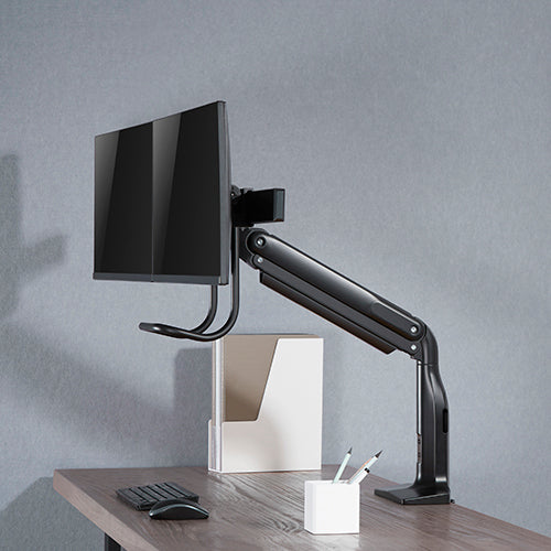 Brateck Dual Monitor Gas Spring Arm - Ergonomic Desk Mount (17-35 Monitors) Brateck