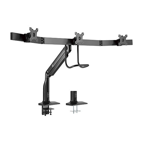 Triple Monitor Gas Spring Desk Mount | 17-32 Screens Brateck