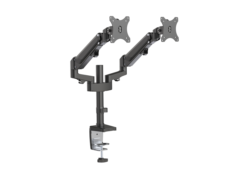 Brateck Heavy-Duty Dual Monitor Gas Spring Arm | 17-32 Screens Brateck