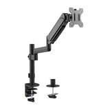 Brateck Single Monitor Pole-Mounted Gas Spring Monitor Arm Fit Most 17' - 32' Monitor Up to 9Kg Per - LDT48-C012