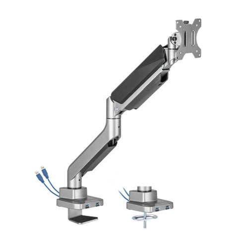 Heavy-Duty Gas Spring Single Monitor Arm for 17-35 Displays Brateck