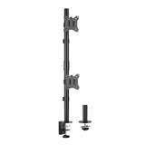 Brateck Vertical Pole Mount Dual-Screen Monitor Mount Fit Most 17'-32' Monitors, Up to 9kg per scree - LDT57-C02V