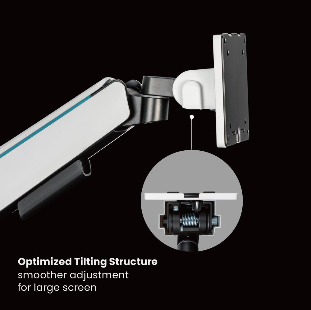 Brateck Heavy-Duty Single Gaming Monitor Arm for 17-49 Monitors Brateck