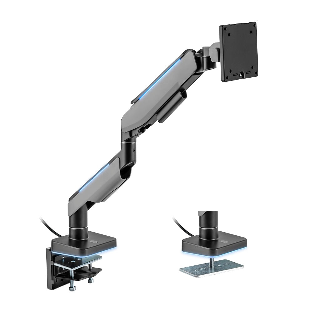 Brateck Heavy-Duty RGB Gaming Monitor Arm for Single Large Screens Brateck